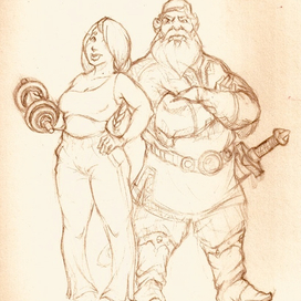 Илья Муромец и его прапрапрапрапра...внучка короче