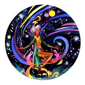 космическая ведьмочка