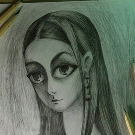 Рисунок девушки