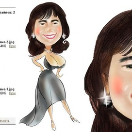 портрет-шарж на ДР 