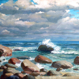 Рижский залив.Крастмала.