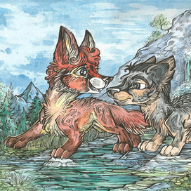 Рыжая Лиса и Серая Лиса