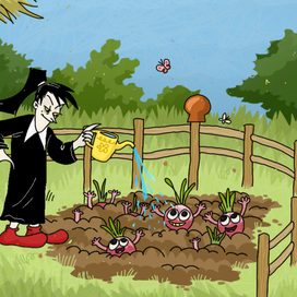 Ведьма и редиски