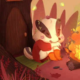 Милашка барсучиха