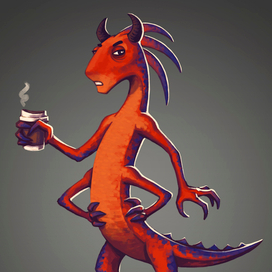 автопортрет в "Корпорации монстров"