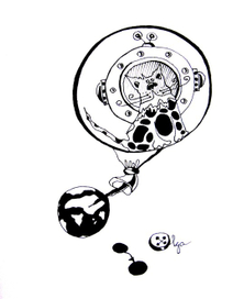 кот-космонавт