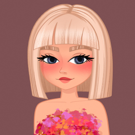 Девушка с каре