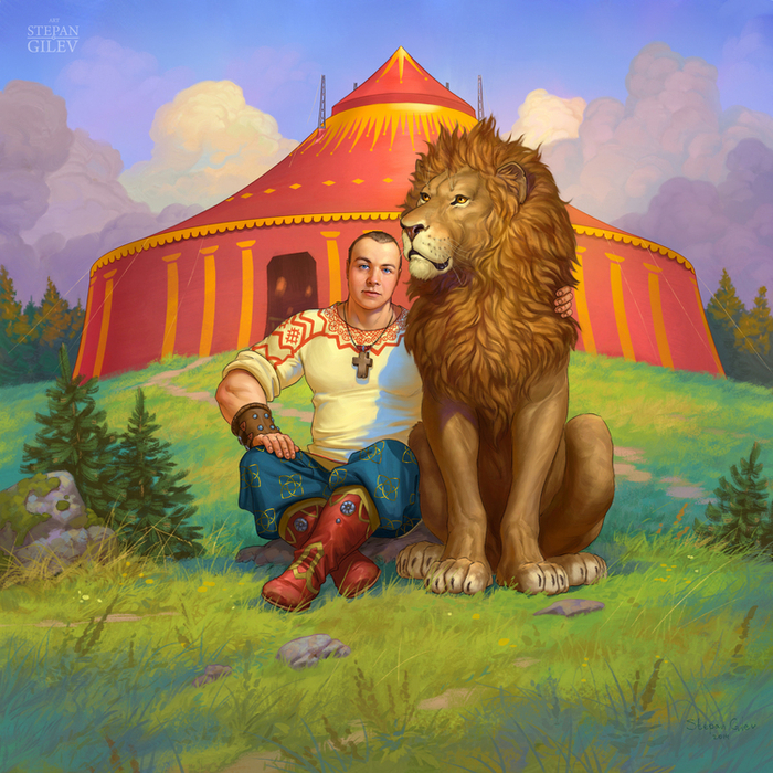 Портрет с "славянско-цирковым" акцентом