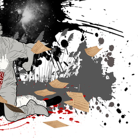 эскиз к арт-буку по книге Марики Становой"Рождение экзекутора"