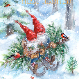 Christmas greeting card