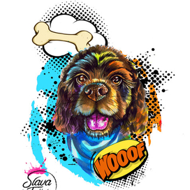 Собака кокер-спаниель 