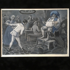 Иллюстрация к пьесе У. Шекспира "Генрих IV"