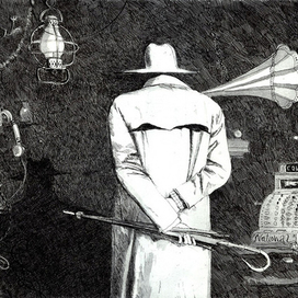 Мерцание. Из серии  "Блошиные рынки"