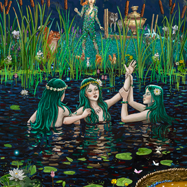 Нехорошие русалки держат русалку Таисью.