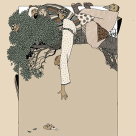 Иллюстрация к книге Л.Соловьева "Повесть о Ходже Насреддине"