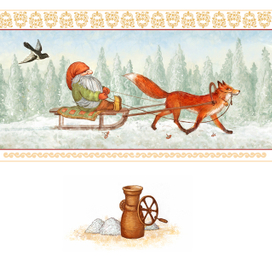 Норвежская сказка. Заставка и концовка