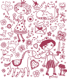 Красные рисуночки