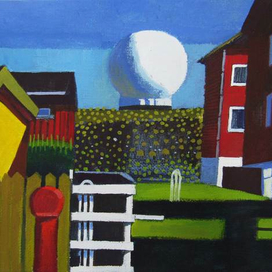 Из серии Norsk album. 2016. 30х40, холст, темпера.