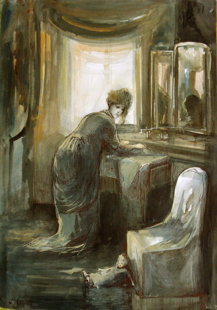 Ссора Долли и Степана Аркадьевича.