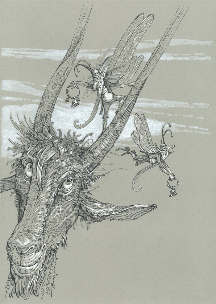 эльфы и коза