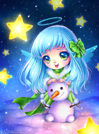 Зимний ангелок