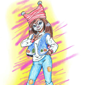 Девочка-хаски