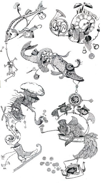 «Осетр -  ключник, рыба–часы, морской конек в мешке, щука-безмен и карась- сибарит».