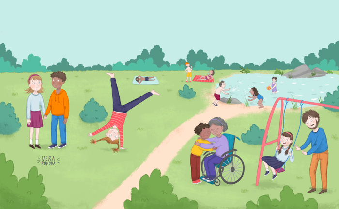 Иллюстрация к книге для издательства Hachette