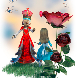 Алиса и королева