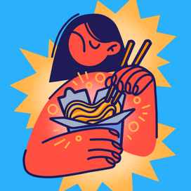 Лапша в коробке