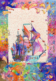 "Vaivorykste, Eolo juros pirate" (обложка / обратная сторона )