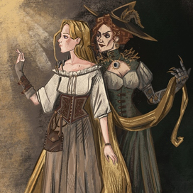 Рапунцель и ведьма