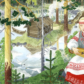 Карельского кантеле звуки печальные...