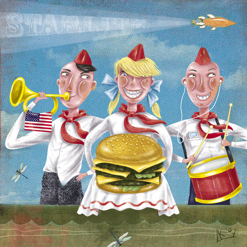 Для приложения к газете "Газета" "Старлайт" - ресторан американской кухни