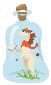 Единорог в бутылкее