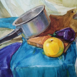 Натюрморт с баклажанчиком