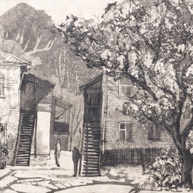 Весенний дворик