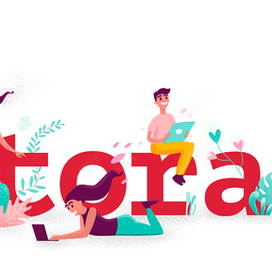 Иллюстрация для главной страницы диджитал-компании