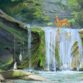 Водопад "Бык"