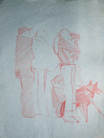 на собачьей выставке