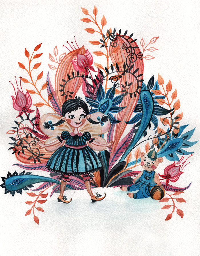 Фея и медвежонок