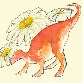 Игуанодон, который был скромнее ромашки