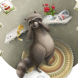 Иллюстрации для Льва и Енота