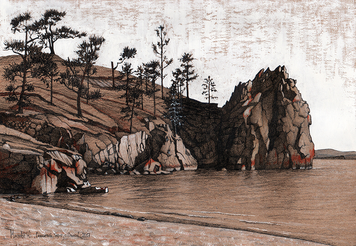 Скалистый берег, о.Ольхон