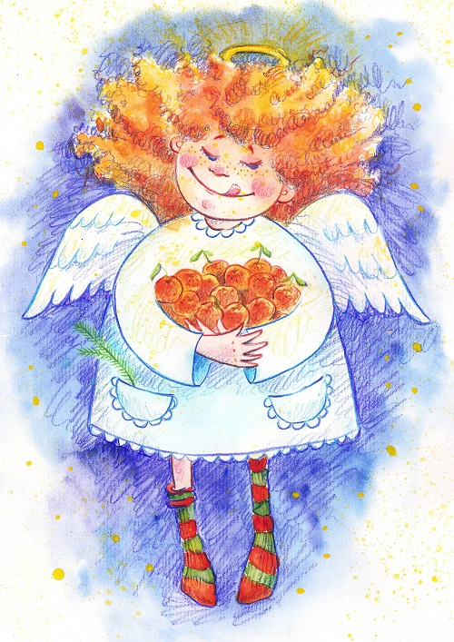 Мандариновый ангел