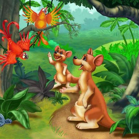 Сказка  про кенгуру