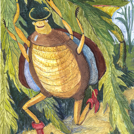 Лев Квитко "Веселый жук"