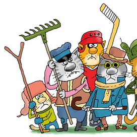 Андрей Усачёв. "Котобой", или Приключения котов на море и на суше. Издательство "Росмэн"