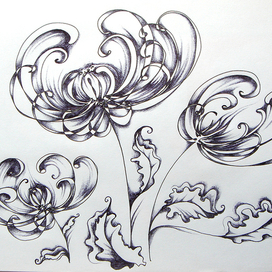 Хризантемы