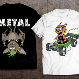 Принты на футболку